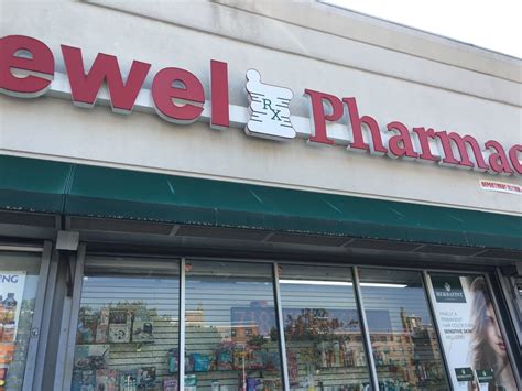 We are located at 33 E St. . Jewel pharmacy hours